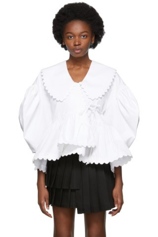 White Shona Blouse | SSENSE