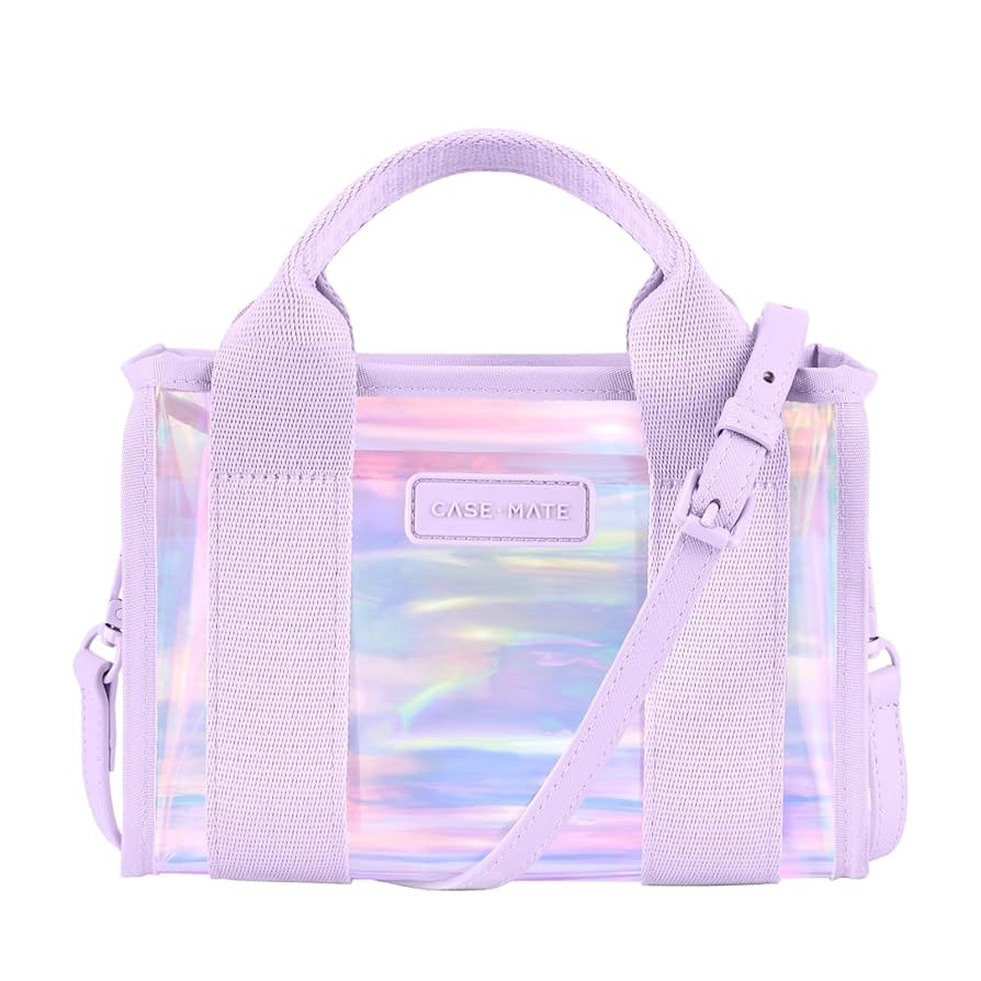 Case-Mate Soap Bubble Stadium Tote Bag for Women - Clear Bag for Stadium Events - Iridescent Mini... | Amazon (US)