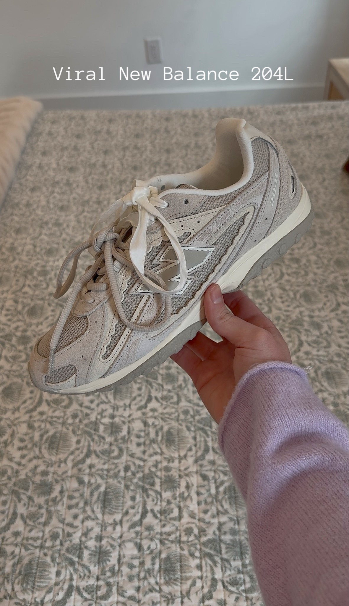 Love these New Balance 204Ls.
They run narrow but are tts for me length wise, I wear my true size 8.5
Color: Sea Salt
They are surprisingly comfy too!
So cute for Spring and Summer and they come in brown suede as well for Fall.

#LTKootd #LTKSeasonal #LTKgrwm