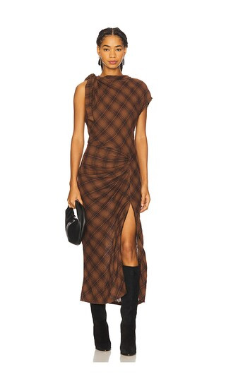 Naerys Dress in Dark Bronze | Revolve Clothing (Global)