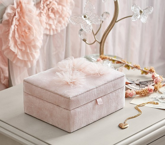 Monique Lhuillier Rosette Jewelry Box | Pottery Barn Kids