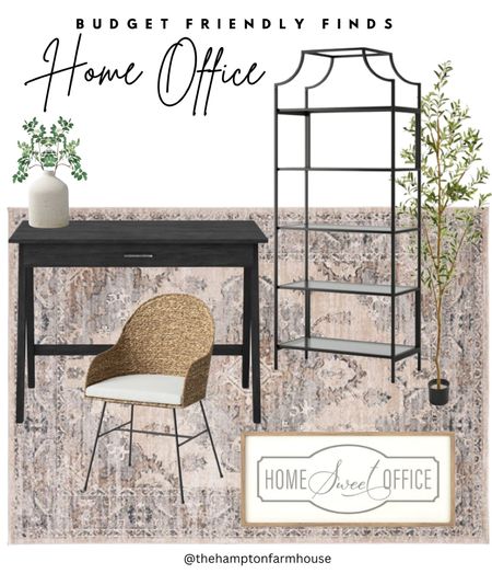 Shop our budget friendly home office finds! ⚡️

Home office | desk | bookshelf | area rug | neutral home | chair | desk chair | faux tree 

#LTKhome #LTKFind #LTKstyletip