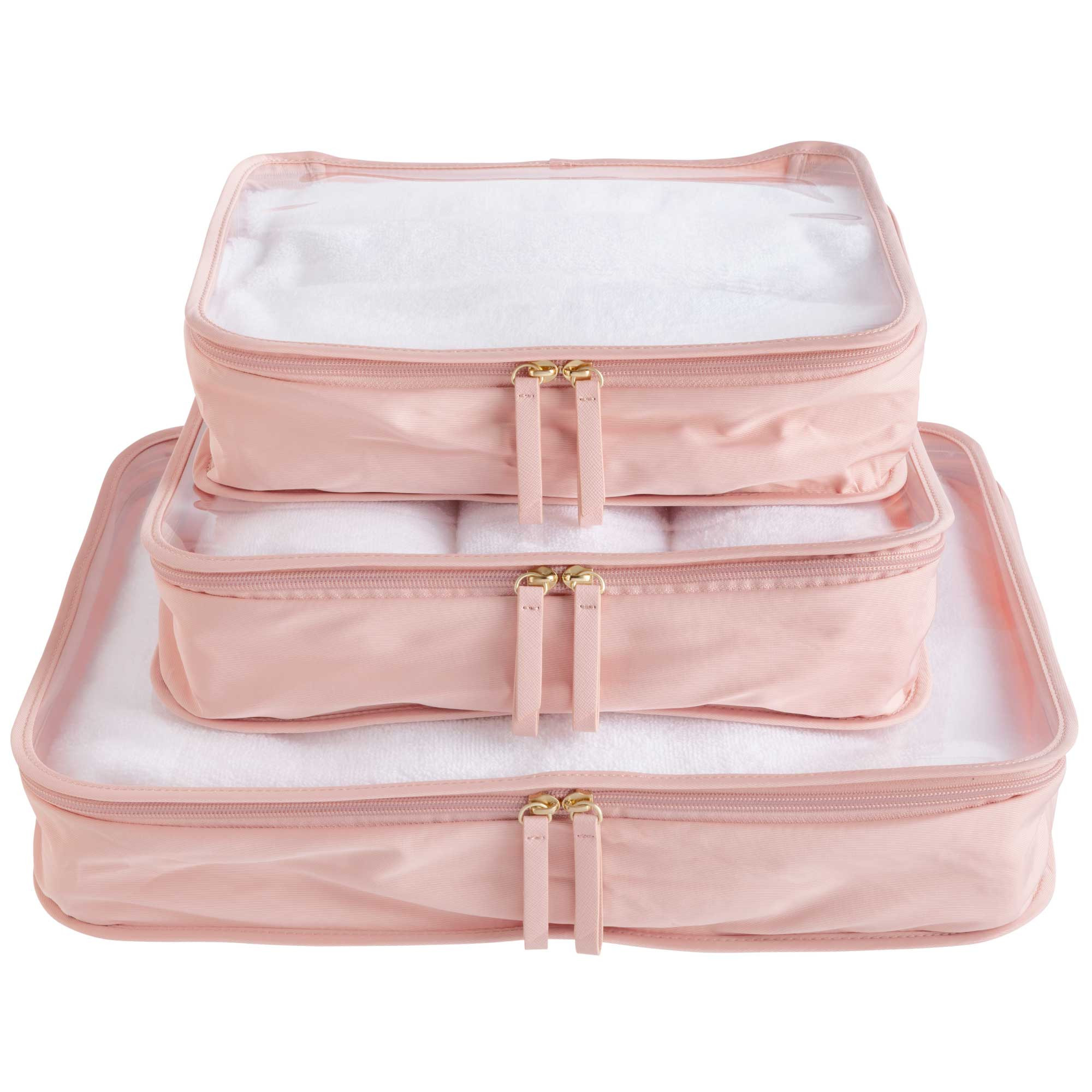 Clarity Packing Cube Trio - See Through Packing Cubes | Truffle | TRUFFLE