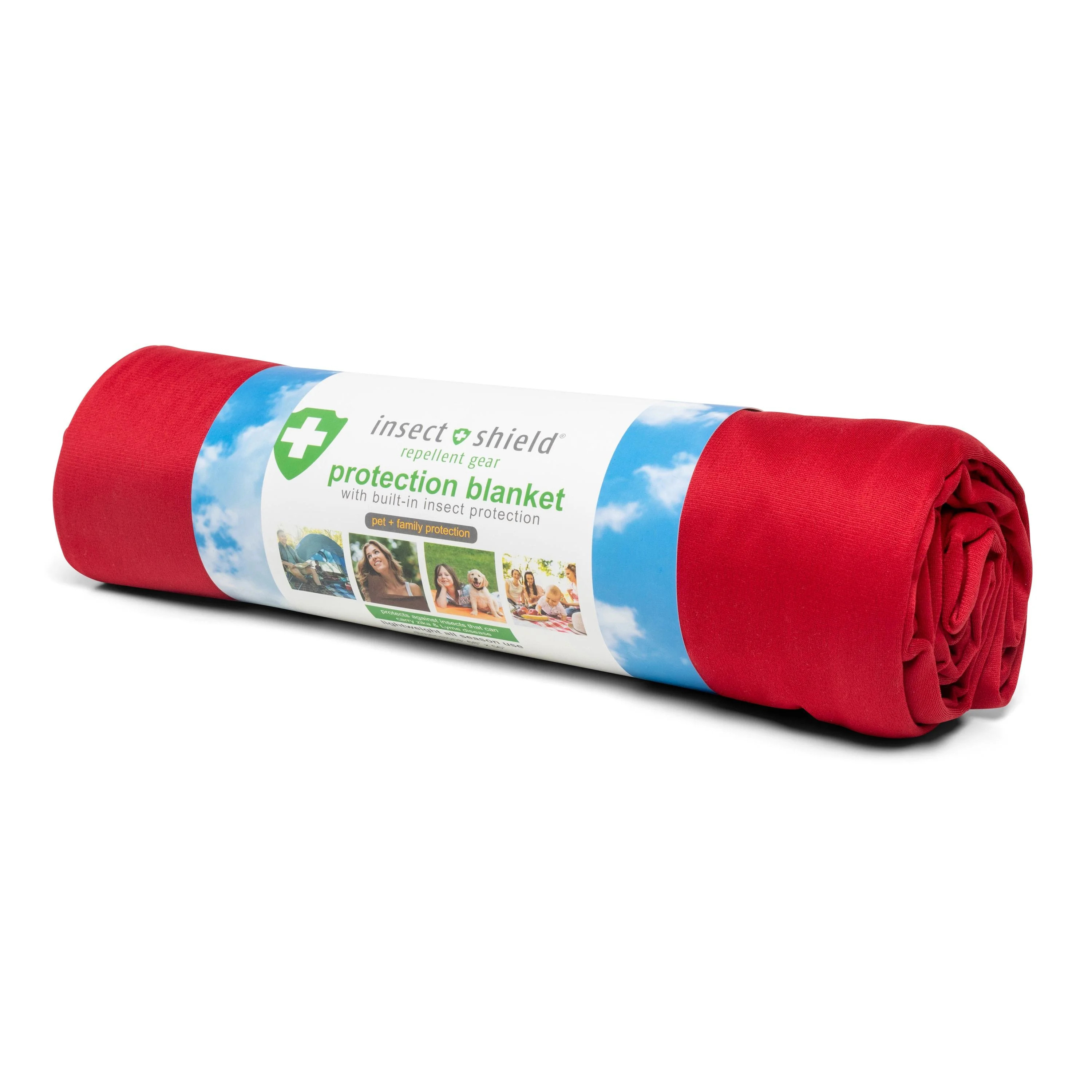 Insect Shield Mosquito Repellent Blanket, Red, One Size, 100% Polyester, also Repels Ticks, Fleas... | Walmart (US)