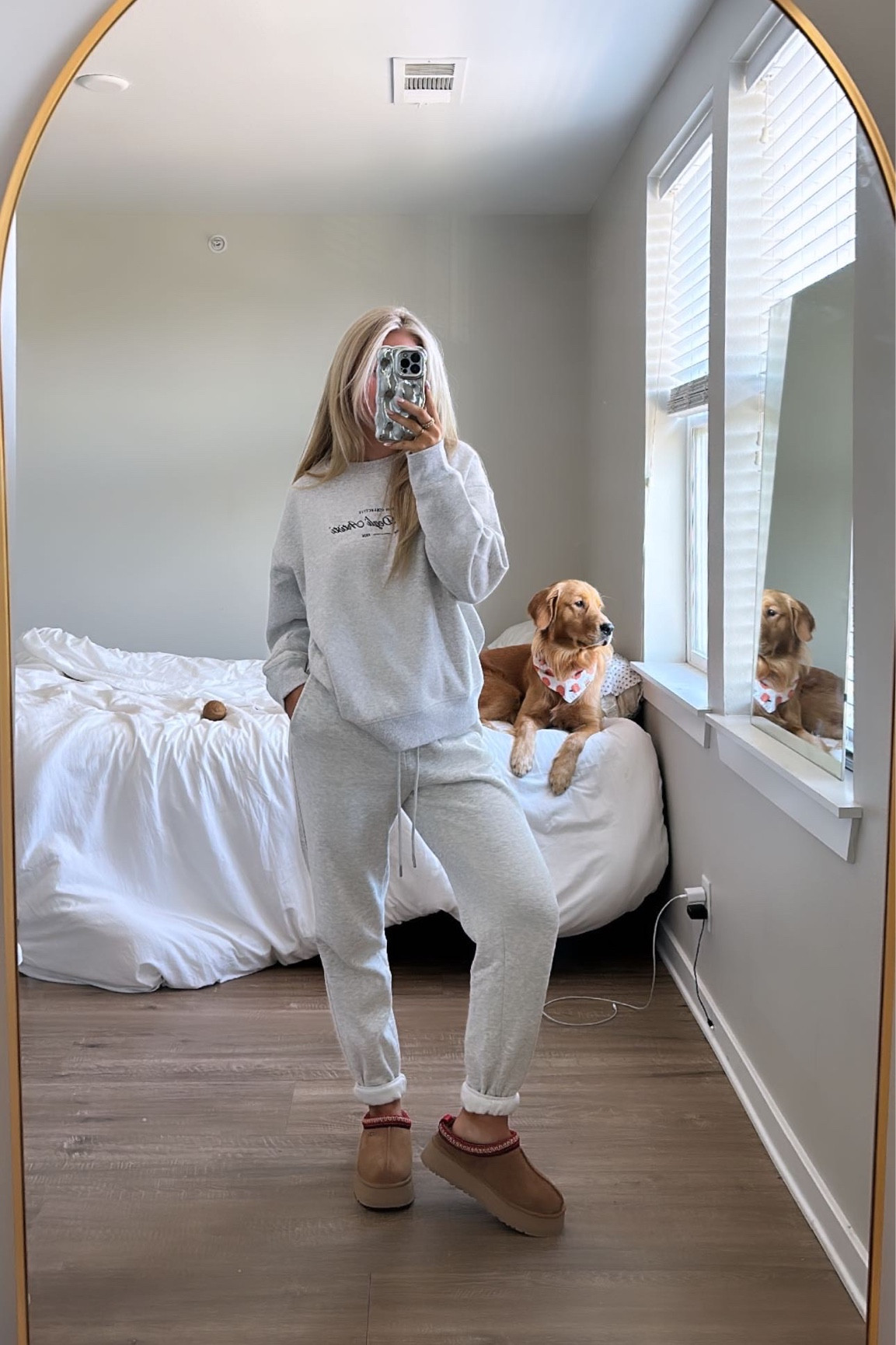 Fall staple groufit 🍂☁️ (sized up one size in the crewneck)  #h&m #tazzuggs #falloutfits #sweatset #fallfashion #falltrends2023

#LTKSeasonal