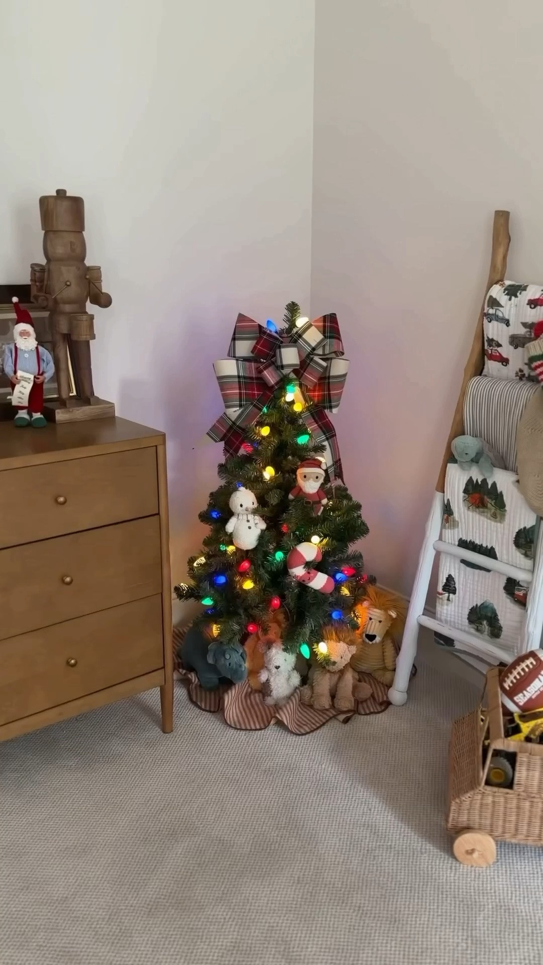 The perfect nostalgic tree really does exist 🥹🎄 It has that sweet, old-fashioned Christmas feel and I can’t imagine a more magical tree for a kid’s room. ✨

#LTKHome #LTKSeasonal