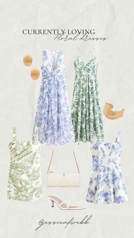 Pretty floral dresses for spring! The prints of these dresses are just so gorgeous. I personally love the green and white!

#LTKsalealert #LTKSeasonal #LTKstyletip