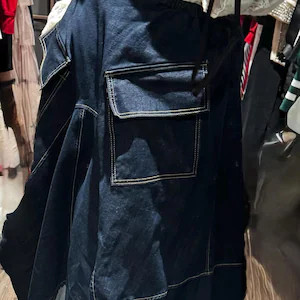 Asymmetrical Denim Maxi Skirt: Loose Jean Skirt with Pockets METSk0040 | Etsy (Global)