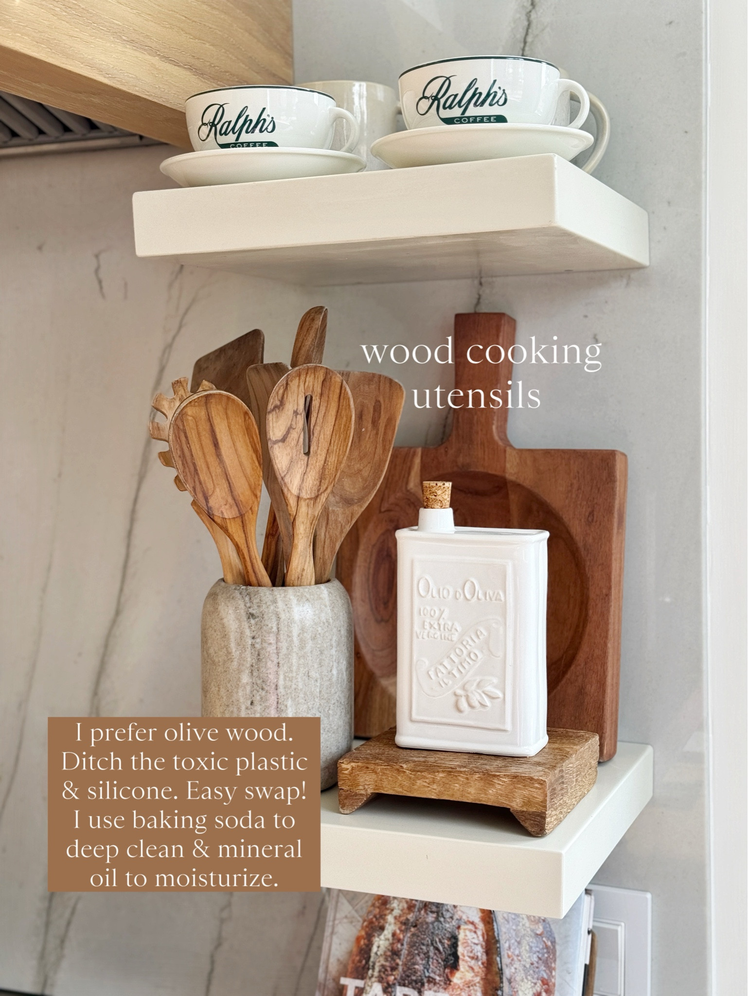 Non-toxic wood utensils for cooking in the kitchen! Linking my Davies olive wood options 👩🏻‍🍳

#LTKHome #LTKfoodie