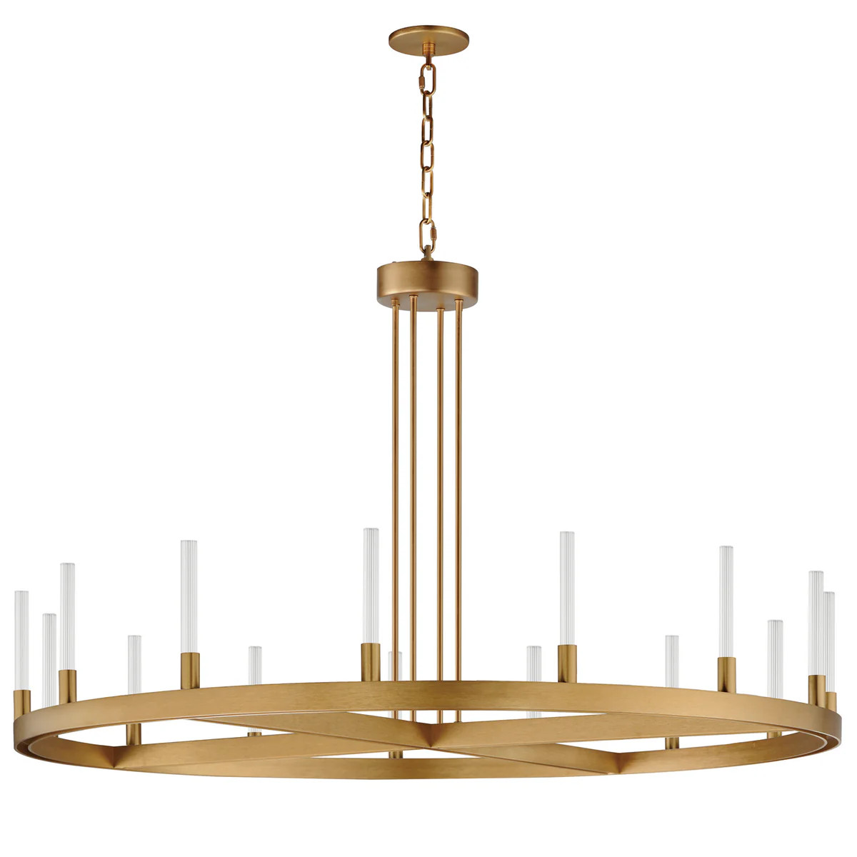 Ovation LED Chandelier Gold | Lighting Design