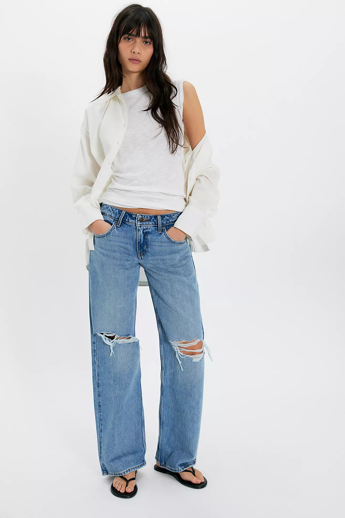Levi's Low Loose Jeans | Free People (Global - UK&FR Excluded)