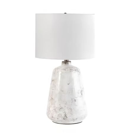 Off White 27-inch Zelda Ceramic Table Lamp | Rugs USA
