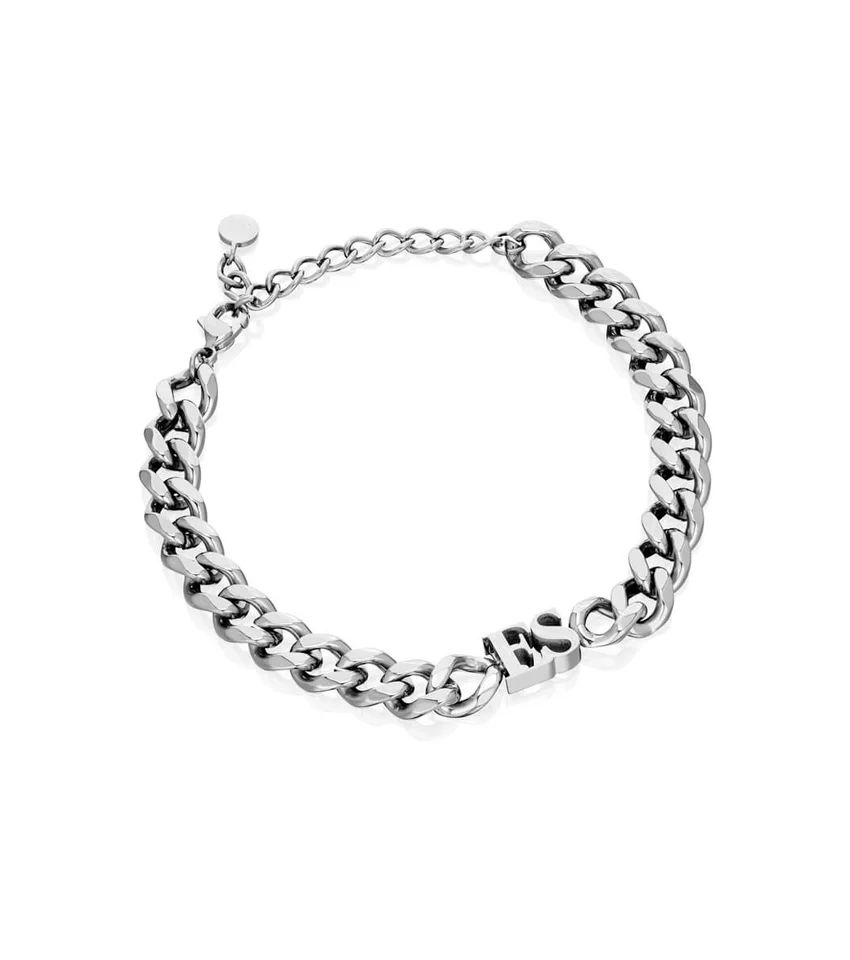 Initial Curb Bracelet (Silver) | Abbott Lyon