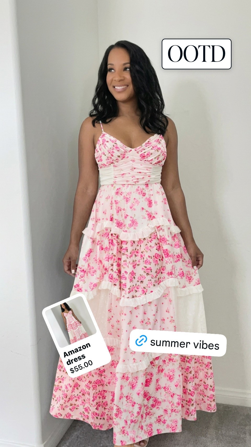 STOP SCROLLING — this dress is selling out FAST and I refuse to let you miss it.
I found THE floral patchwork dress on Amazon for only $55 and I am not being dramatic when
I say it might be the best thing I've clicked this season. The fabric is insanely soft, breathable,
and skin-friendly — like, wear-it-all-day-and-never-want-to-take-it-oﬀ soft. That flowy
silhouette does the work so you don't have to. Brunch? ✅ Date night? ✅ Running errands
but make it fashionable.

#LTKootd
