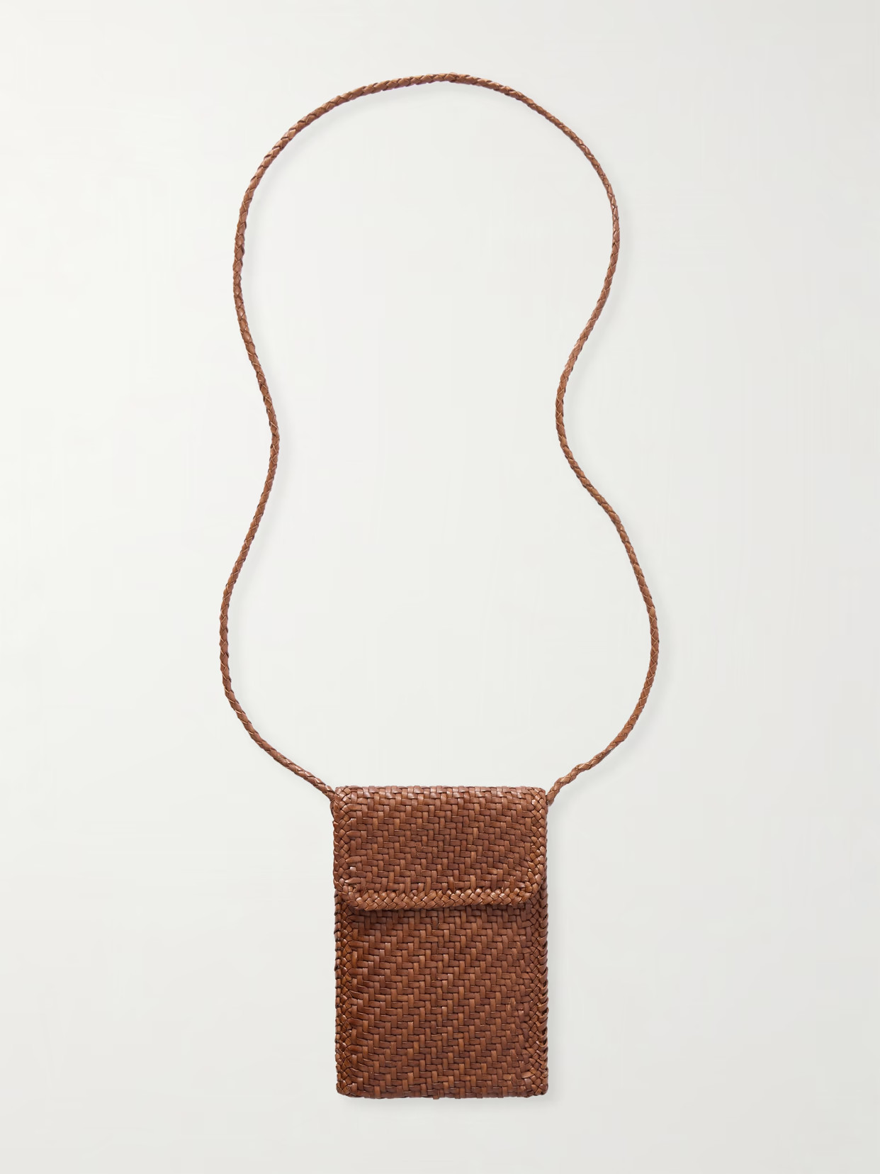 Dragon Diffusion - Woven Leather Phone Case - Tan | NET-A-PORTER (UK & EU)
