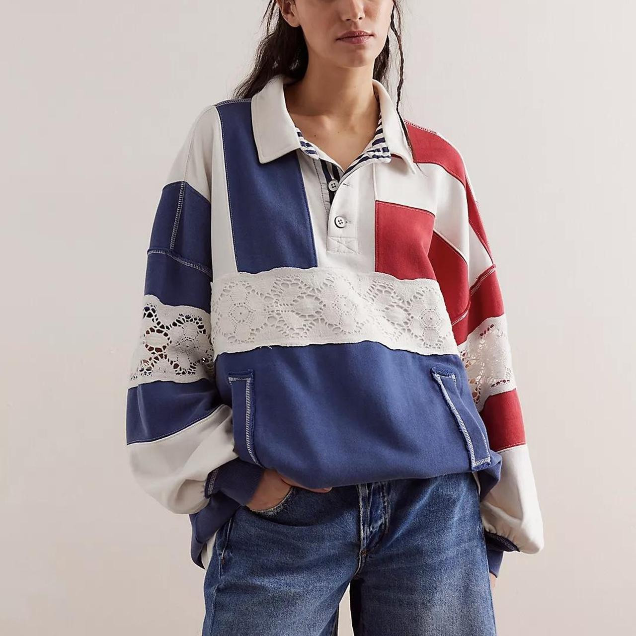 Free People We The Free American Dream Polo... | Depop | Depop US