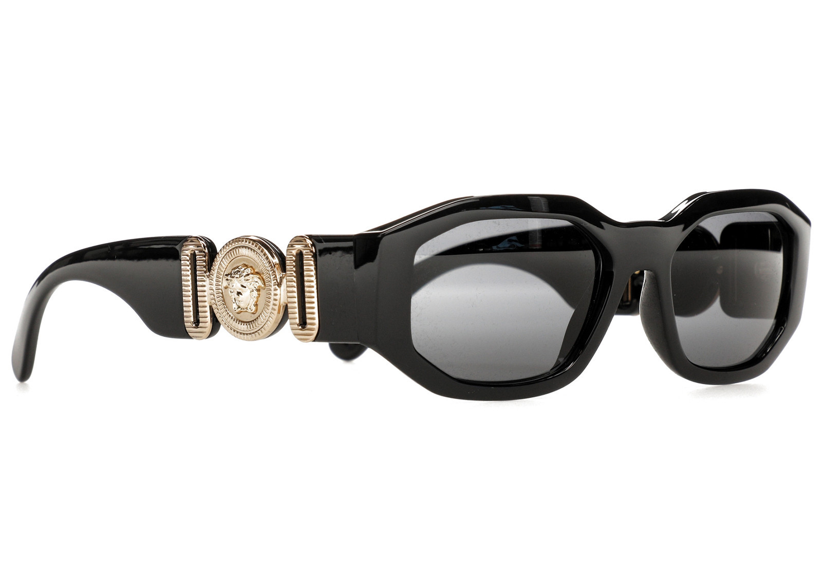 Versace Irregular Biggie Sunglasses/ (VE4361) in Black/Black (Ve4361) | StockX