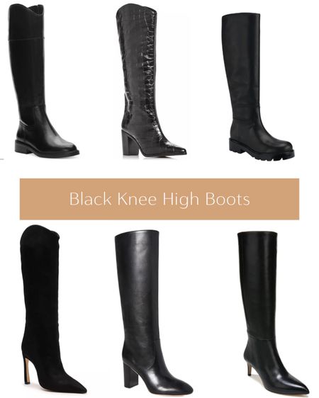 Black knee high boots. Black ridding boots. Black lug sole boots 

#LTKstyletip #LTKshoecrush #LTKSeasonal