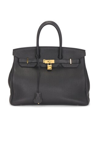 Hermes Togo Birkin 35 Handbag in Black | FWRD 