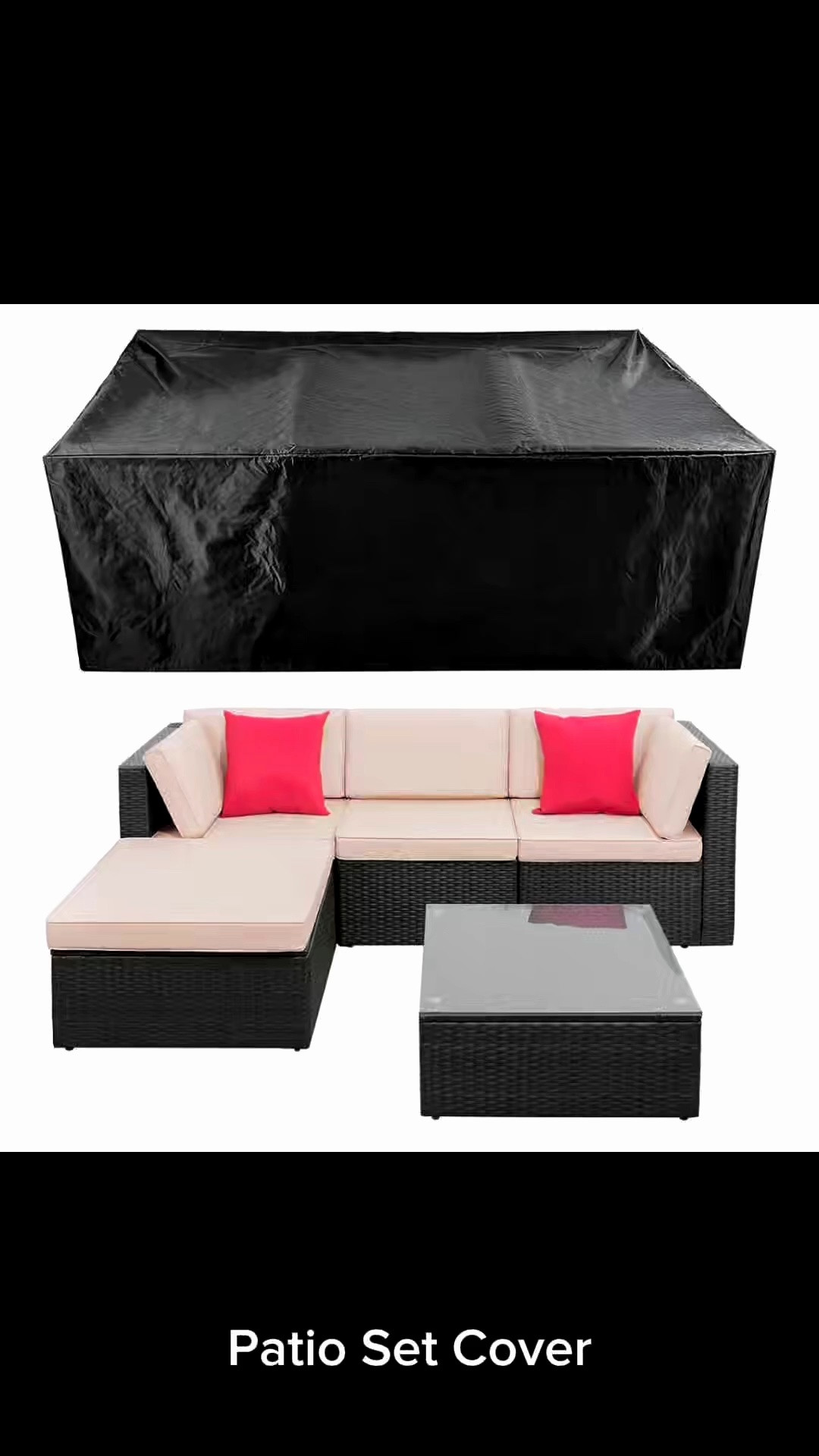 Patio Conversation Set, Waterproof Heavy Duty 
Size 90 inch L x 64 inch W x 28 inch H #amazon #lowes

#LTKU #LTKHome