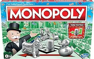 Monopoly Game, Family Board Games for 2 to 6 Players & Kids Ages 8 and Up, Includes 8 Tokens (Tok... | Amazon (US)