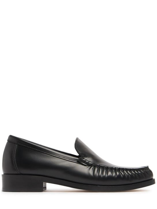 20mm Leather loafers | Luisaviaroma