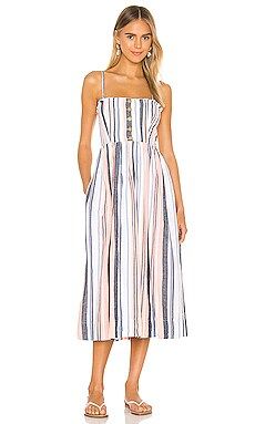 Free People Lilah Pleated Tube Dress in Multi from Revolve.com | Revolve Clothing (Global)