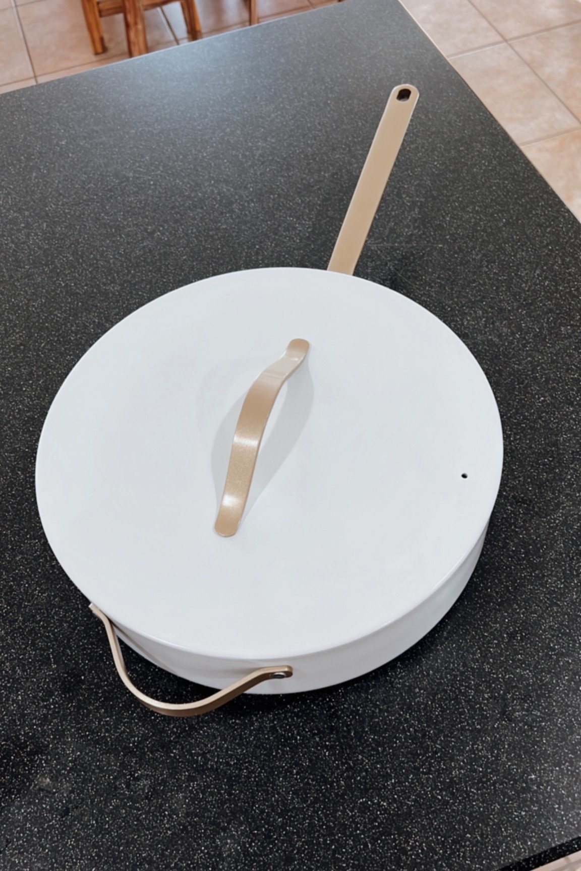 New beautiful by Drew Barrymore cookware white sauté pan! #walmart #beautifulbydrew

#LTKhome #LTKunder50