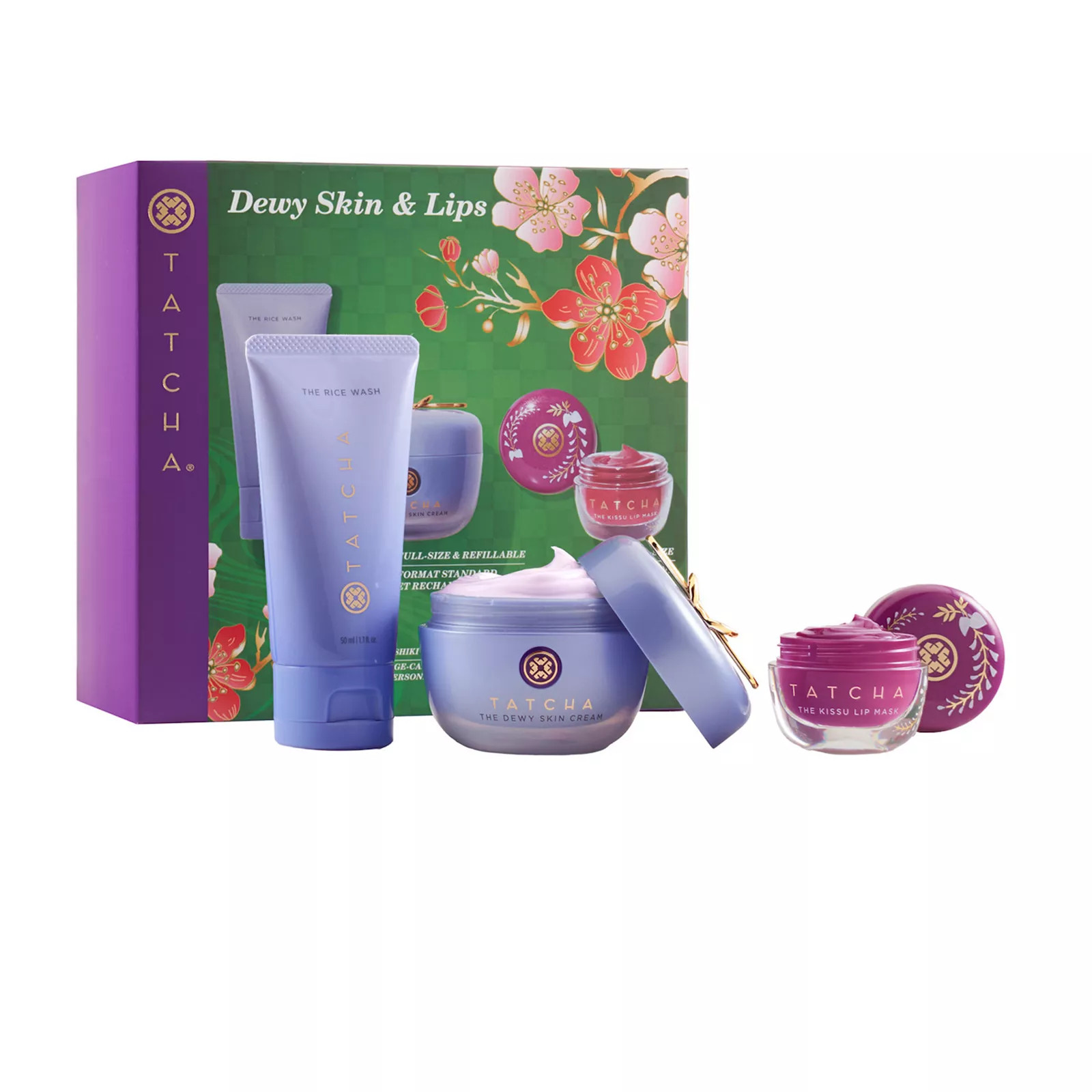 Tatcha Dewy Skin & Lips Hydrating Skincare Set, None | Kohl's