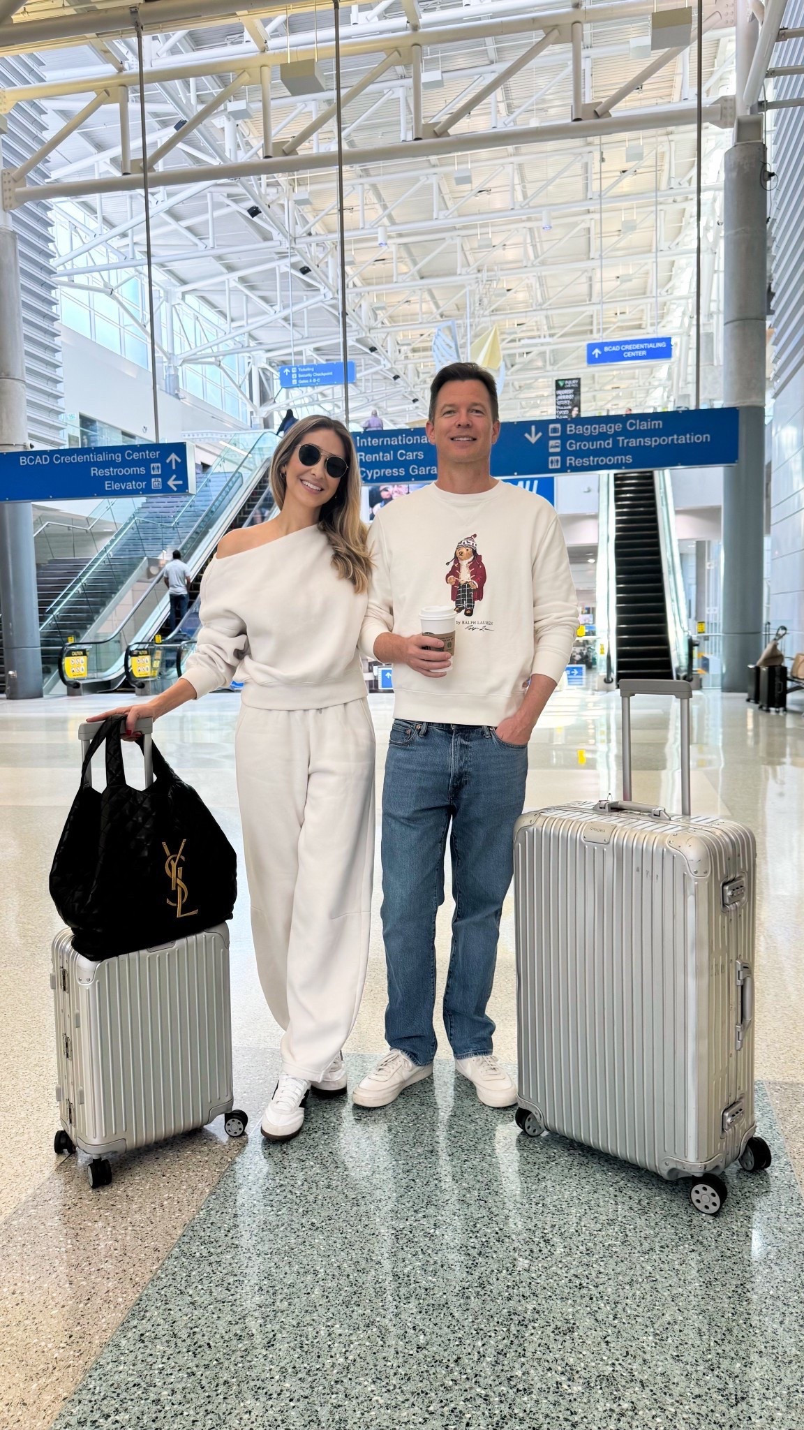 Airport travel outfit couple edition
Traveling comfortable and stylish . Fits true to size and I’m wearing size small 



#LTKStyleTip #LTKSeasonal #LTKTravel