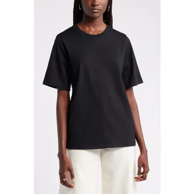 Nordstrom Relaxed Fit Pima Cotton Crewneck T-Shirt in Heather Grey at Nordstrom, Size X-Small | Nordstrom