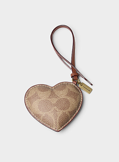 Signature design heart charm key chain | Simons