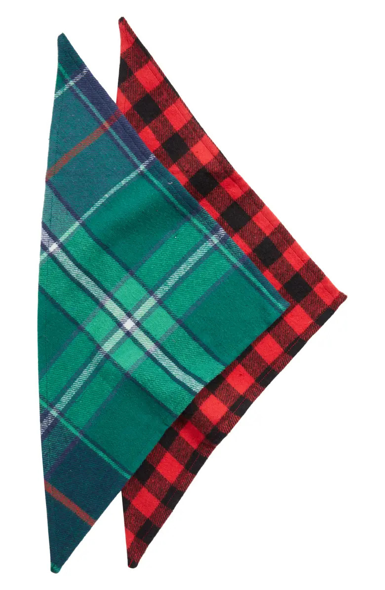 Matching Family Moments Assorted 2-Pack Pet Bandanas | Nordstrom