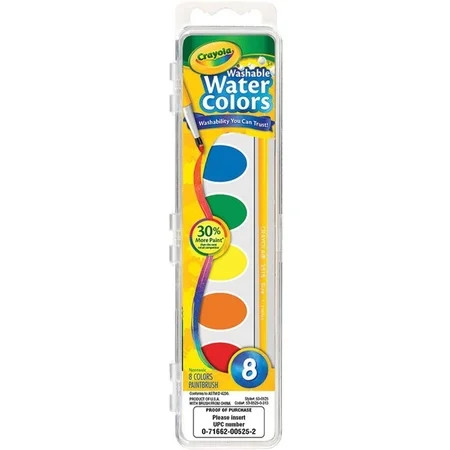Crayola Washable Watercolors, Paint Set For Kids, | Walmart (US)
