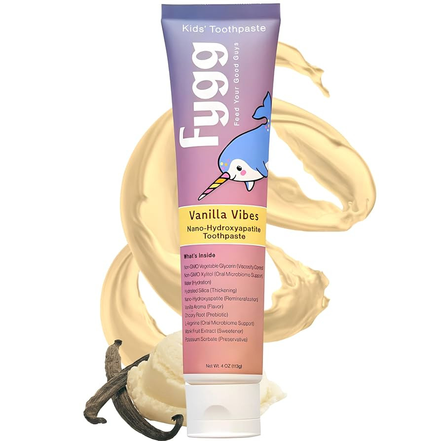 Nano Hydroxyapatite Toothpaste (Vanillia Vibes) | Vanilla Kids Tooth Paste with Prebiotics (4 Oz)... | Amazon (US)