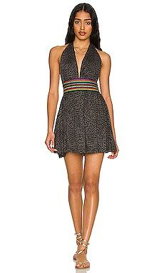 Pitusa Mini Halter Dress in Black from Revolve.com | Revolve Clothing (Global)