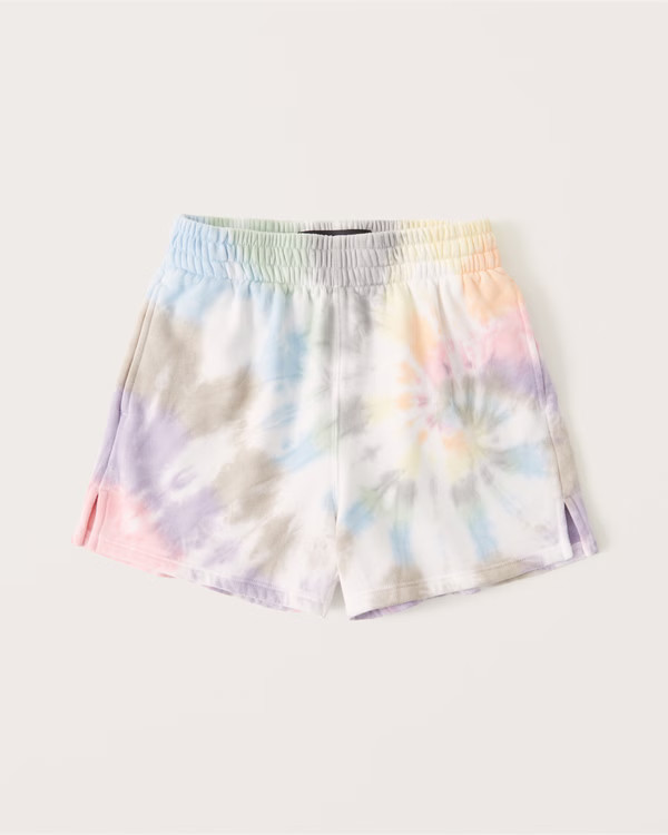 Women's Pride Tie-Dye Fleece Shorts | Women's Up to 40% Off Select Styles | Abercrombie.com | Abercrombie & Fitch (US)