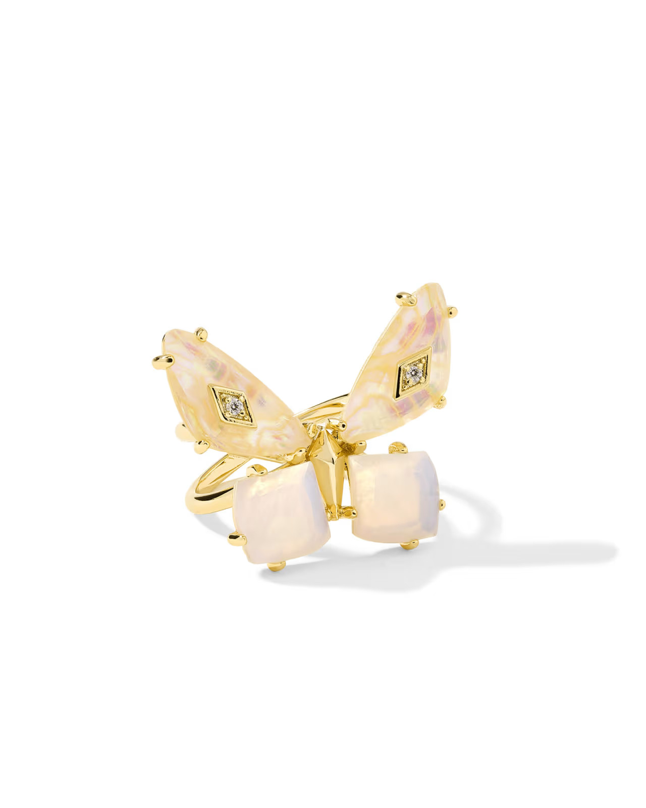 Bianca Butterfly Gold Cocktail Ring | Kendra Scott