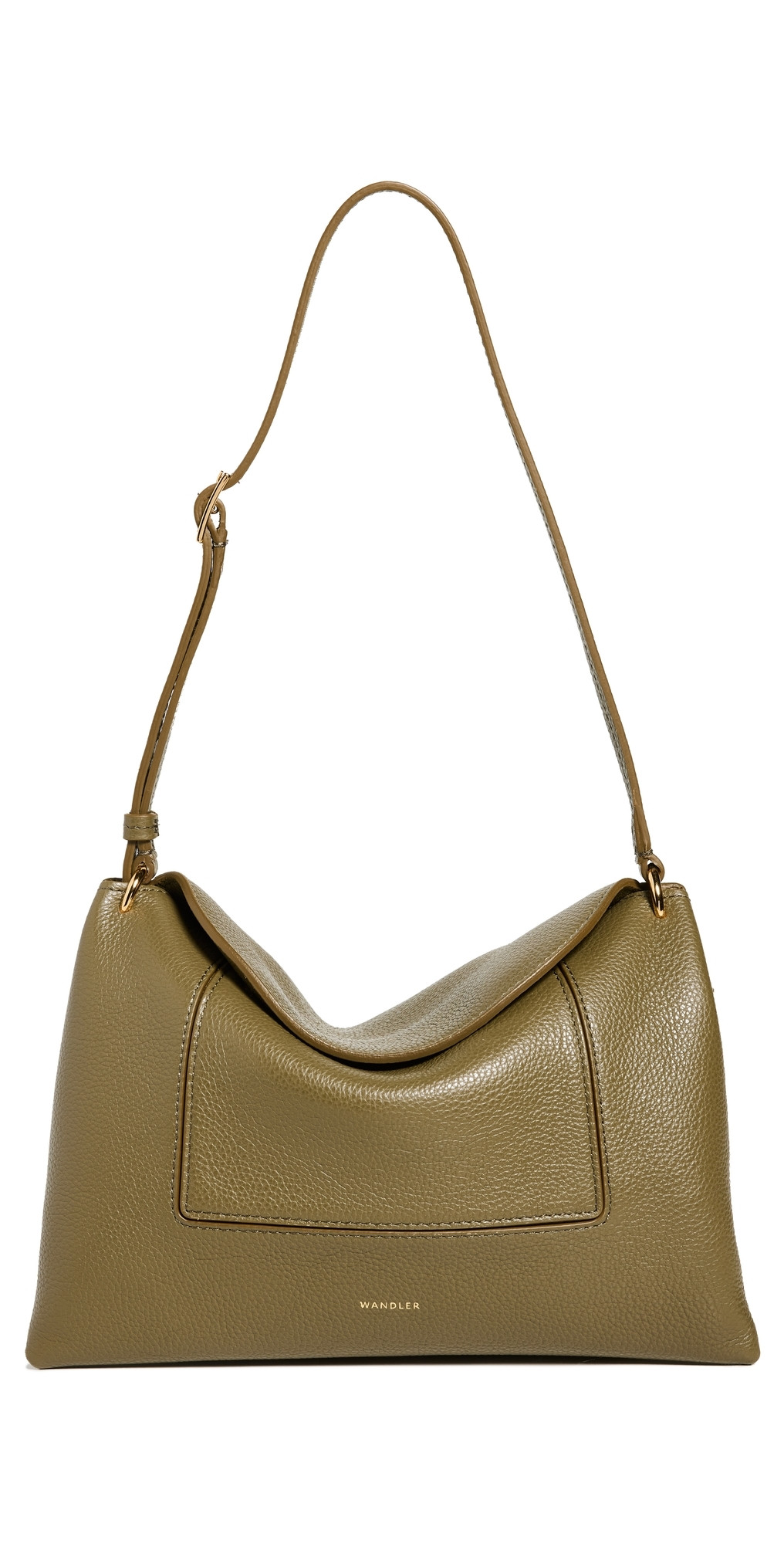 Wandler Penelope Slouch Bag Olive Crust One Size | Shopbop