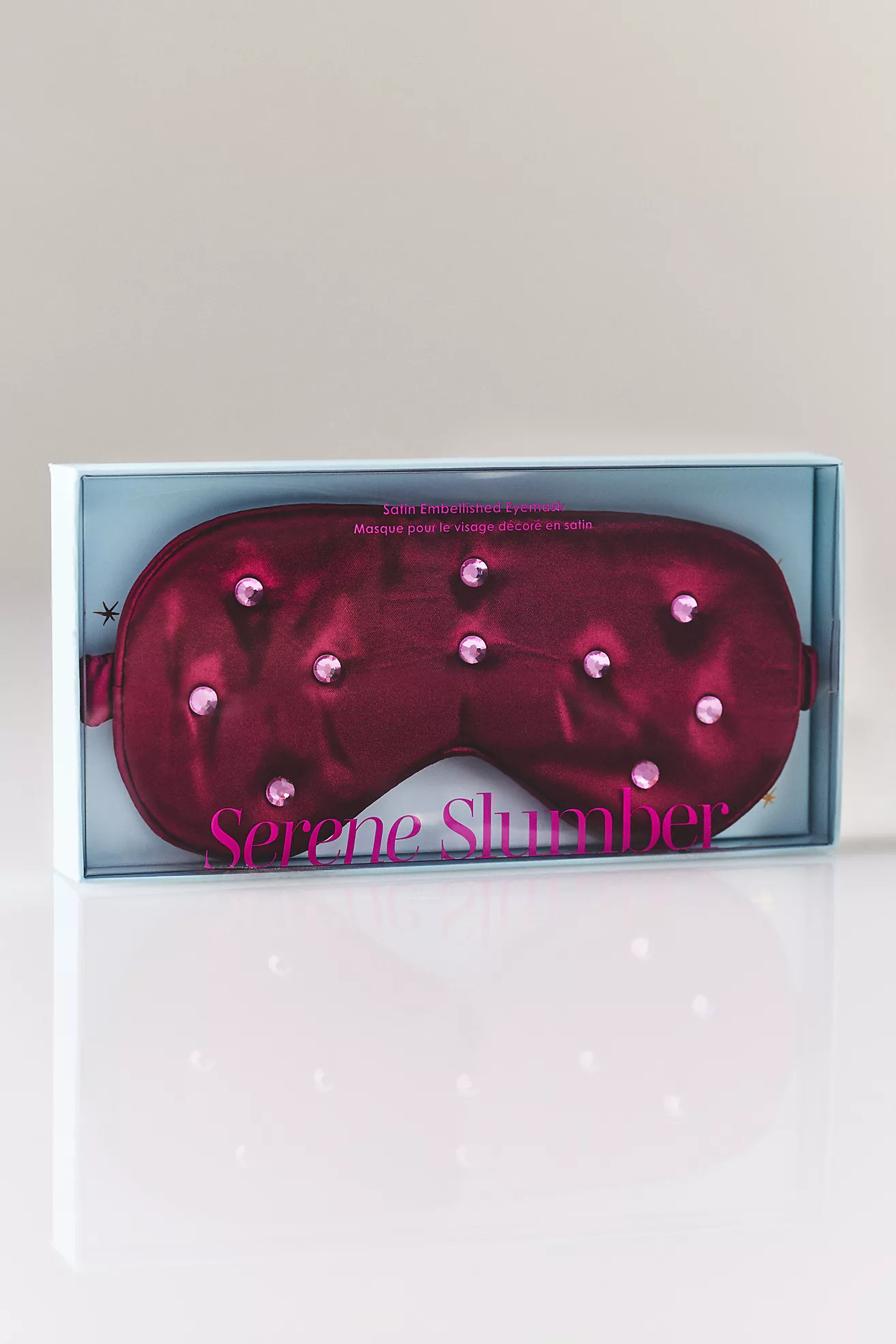 Satin Sleep Mask With Gems | Anthropologie (US)