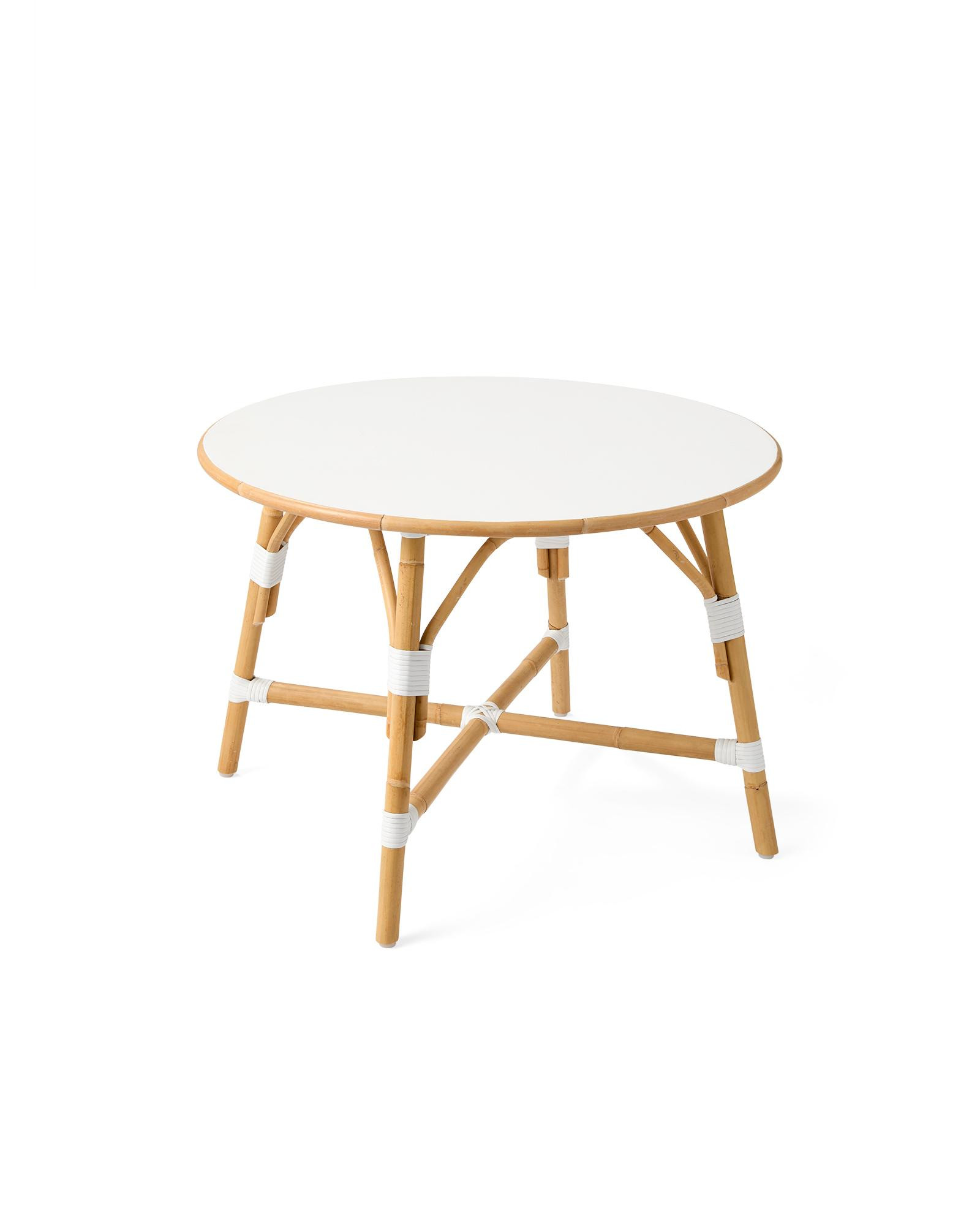 Riviera Rattan Play Table | Serena and Lily