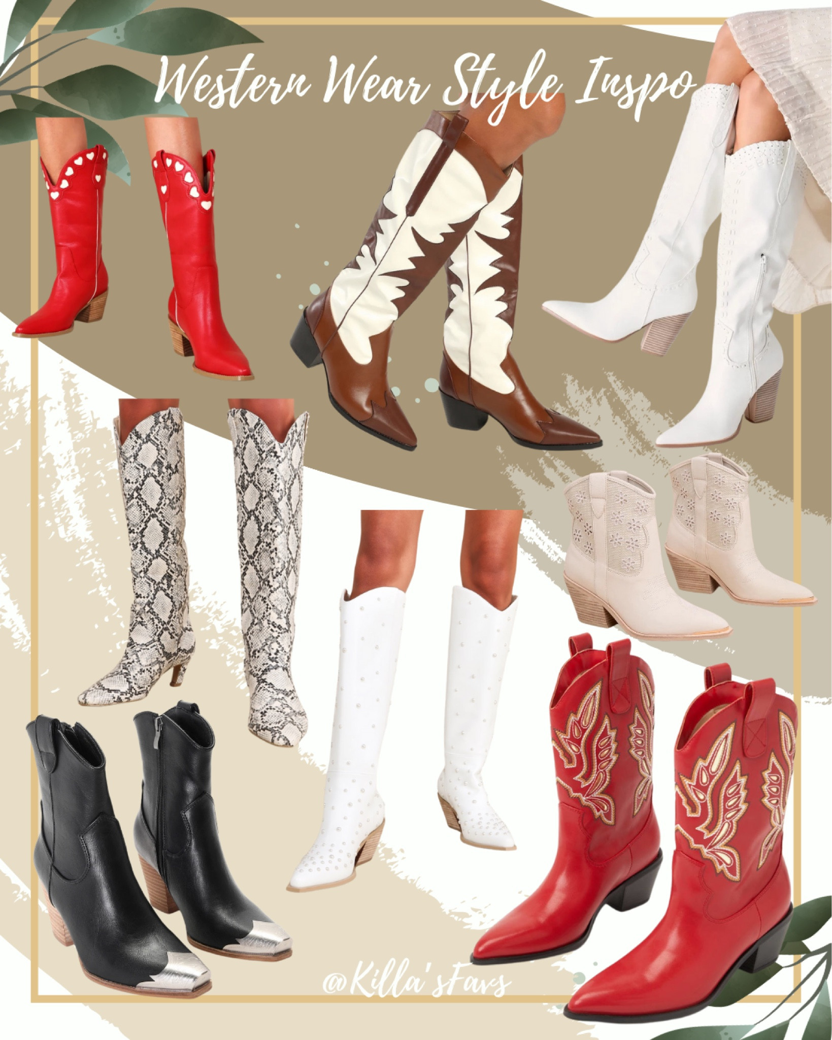 Western wear is trending for 2024🤠

Make sure you have some key western pieces to spice up your wardrobe this spring and summer! Plus, who doesn’t love a little country😉

#westernwear #western #cowboy #cowgirl #trending #trendingstyle #trendy #spring #springfashion #country #boots 

#LTKstyletip #LTKshoecrush #LTKFestival
