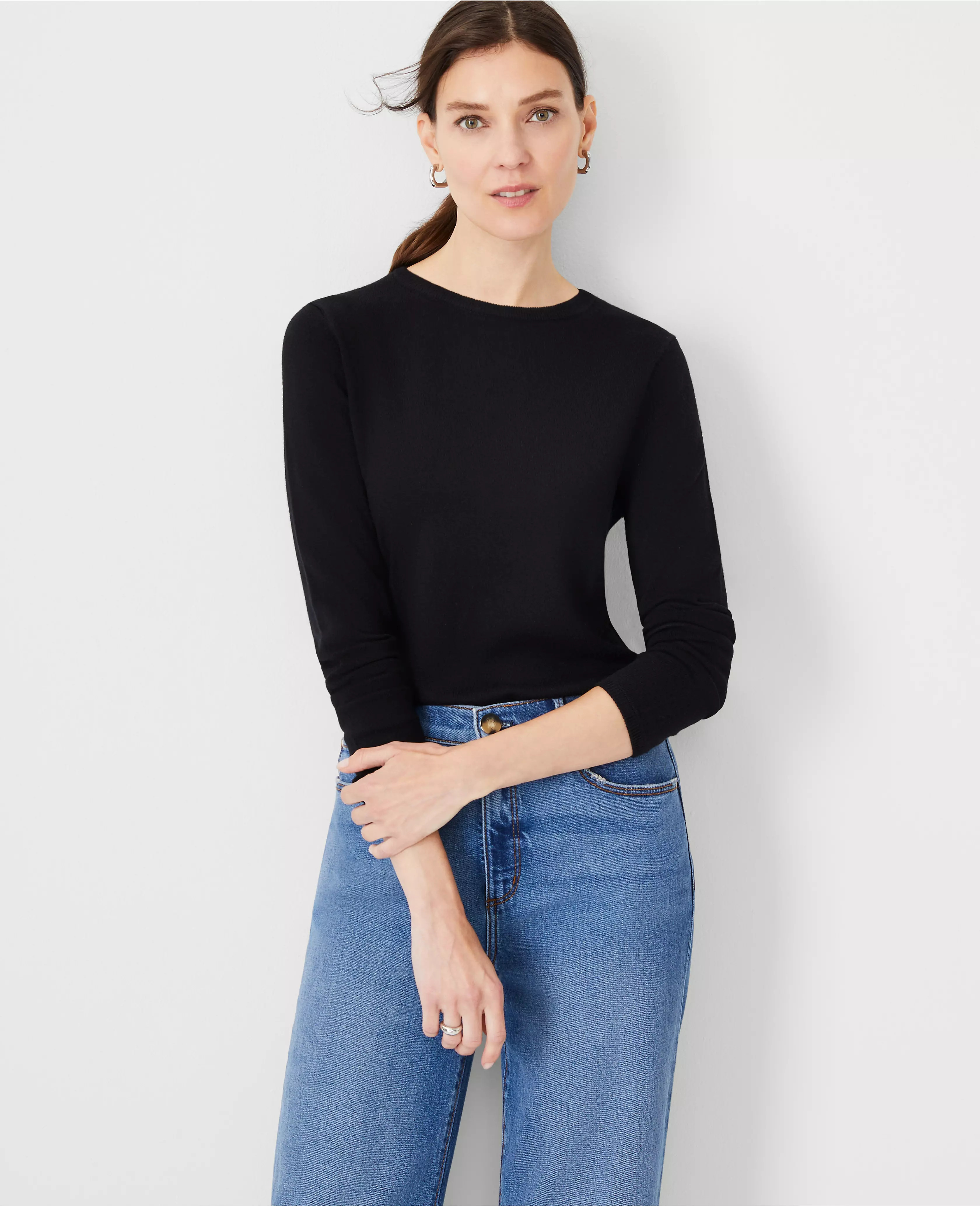 Crew Neck Sweater | Ann Taylor (US)