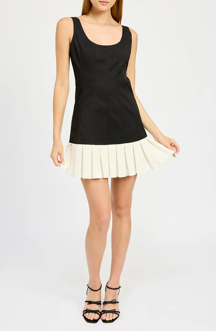 Clarisse Pleated Minidress | Nordstrom