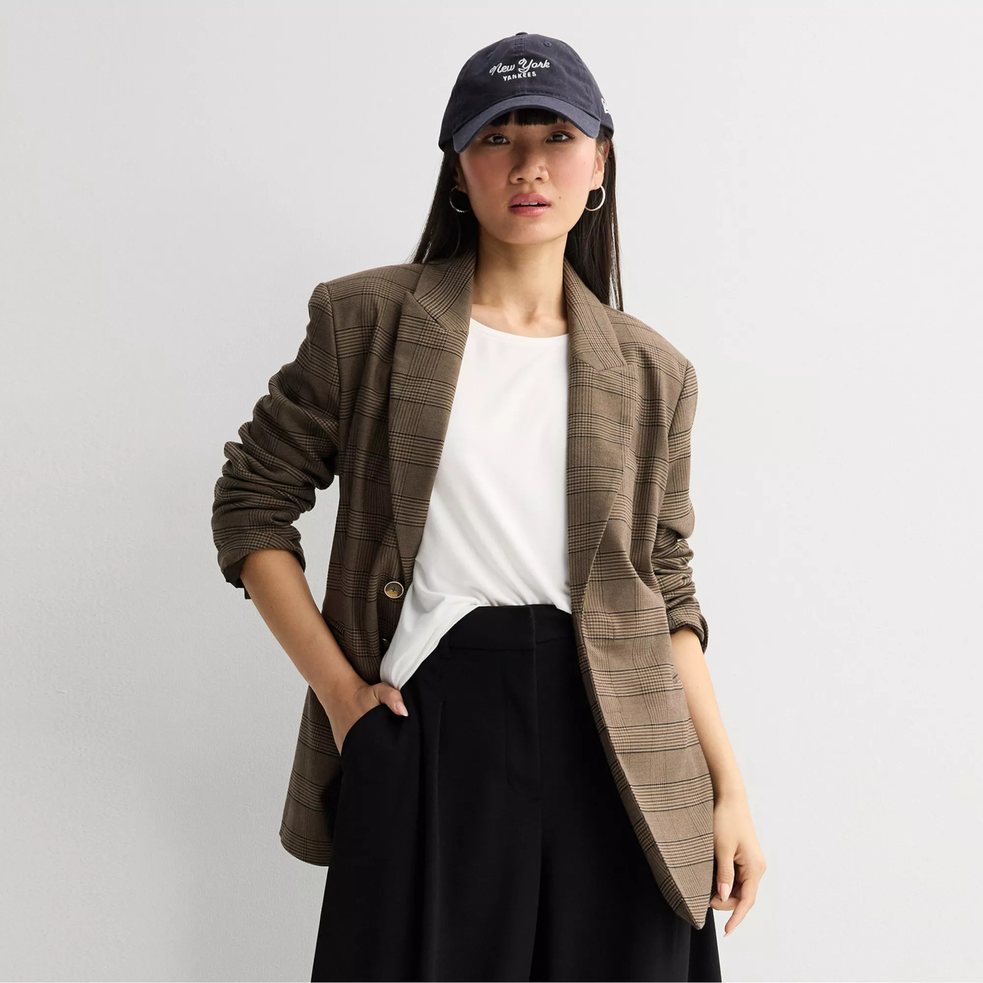 Women's Nine West Adaptive Easy Dressing Two Button Blazer, Size: Small, Team Glenn Plaid | Kohl's