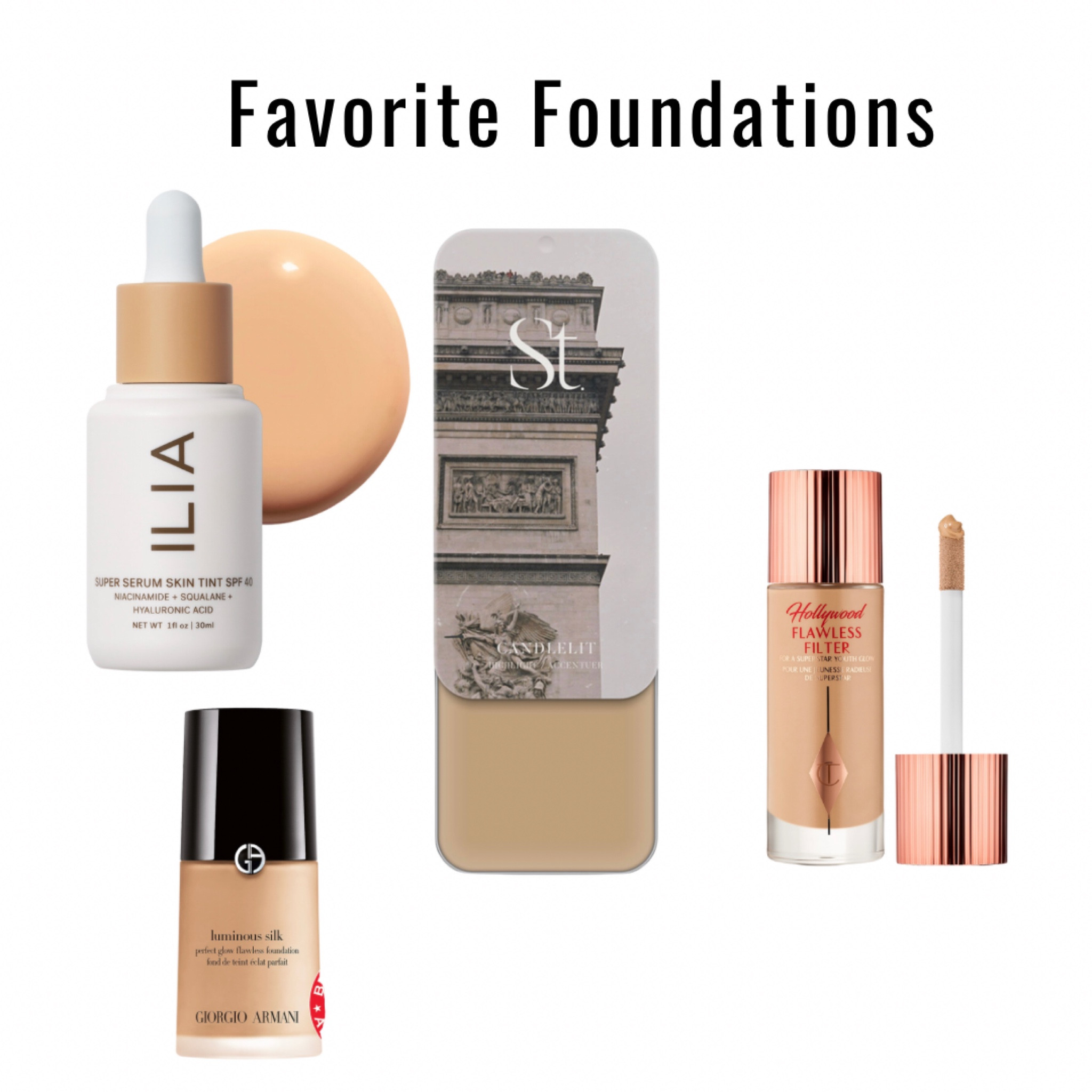 Some of my favorite foundation faves.   I did jump on the Seint bandwagon so if you need a great artist, let me know. I really love mine.   Sephora’s sale is coming up so Dave some of these for later! 

#LTKBeautySale #LTKFind #LTKbeauty