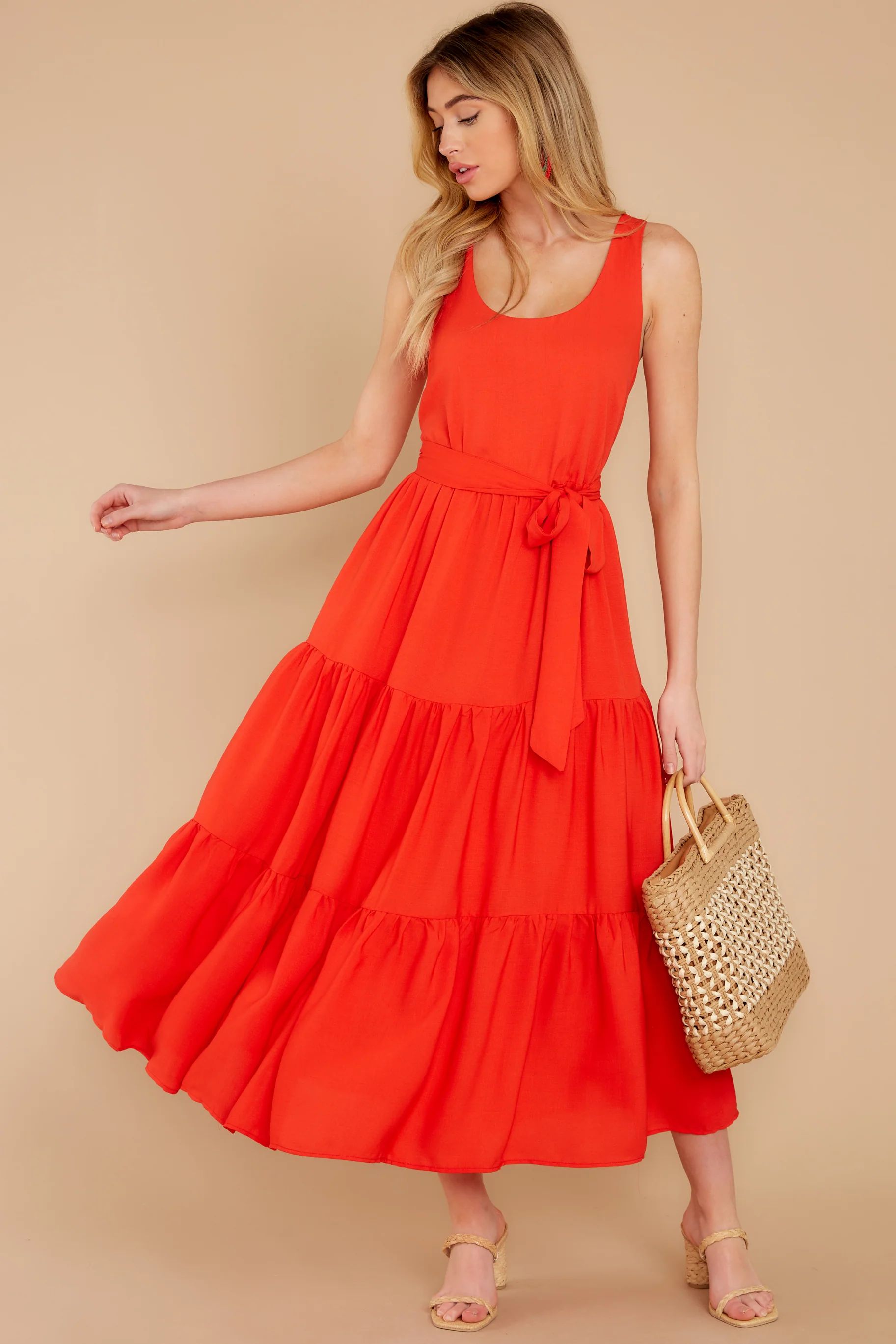 Leap Of Faith Red Maxi Dress | Red Dress 