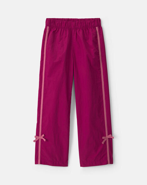Girls Nylon Track Pants - Burgundy | Carter's | Carter's Inc