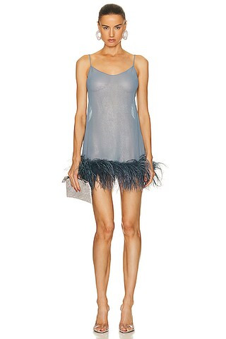 Plumage Babydoll Dress | FWRD 