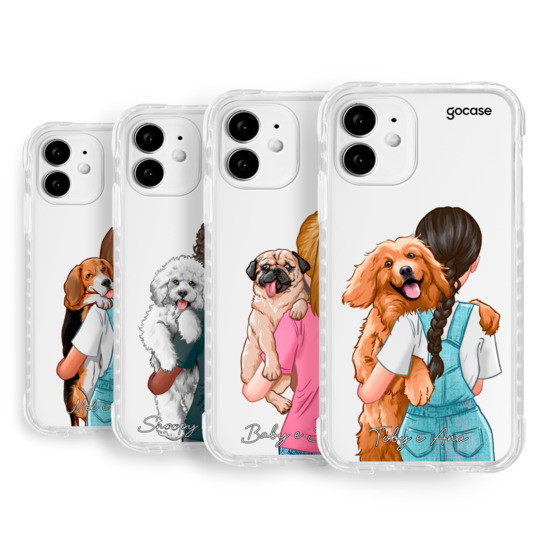 Capinha para celular Garota com Pet | Gocase (BR)